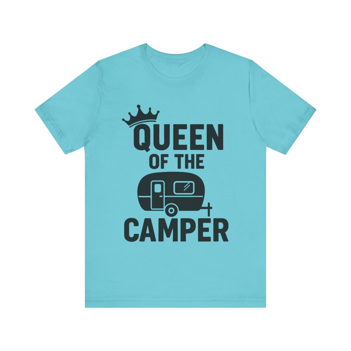 Queen of the Camper Tee, Fun Camping Shirt, Hiking Gift, Outdoor Adventure T-Shirt, Summer Camping Apparel