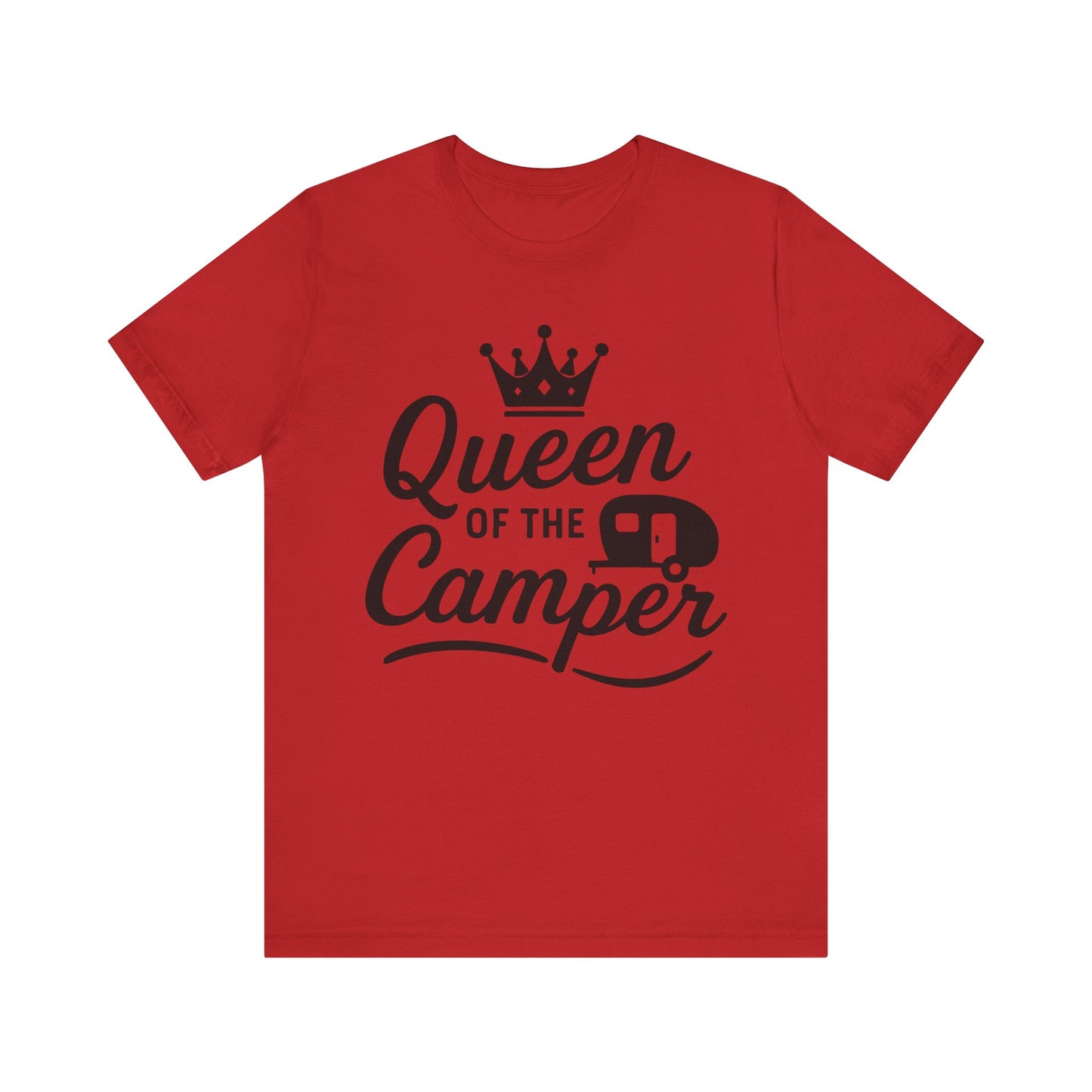Queen of the Camper T-Shirt – Funny Camping Tee for Women RV & Glamping Lovers