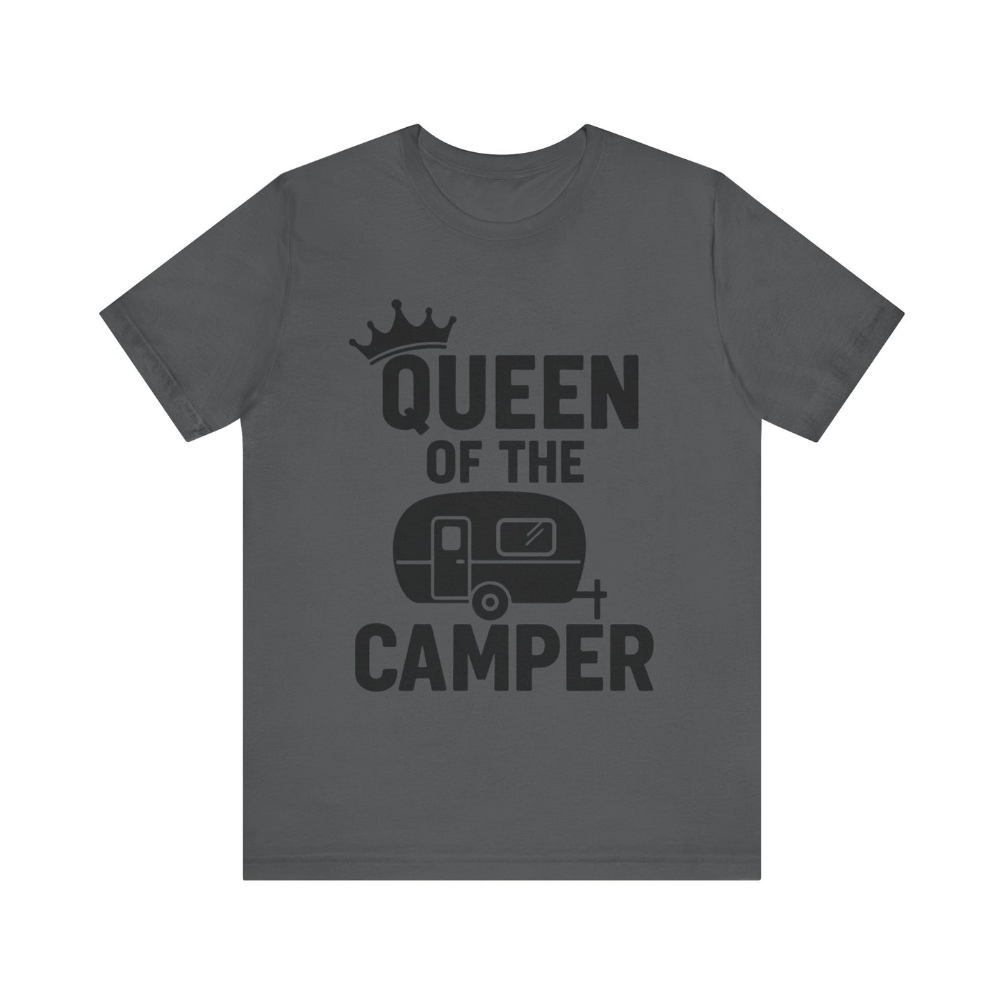 Queen of the Camper Tee, Fun Camping Shirt, Hiking Gift, Outdoor Adventure T-Shirt, Summer Camping Apparel