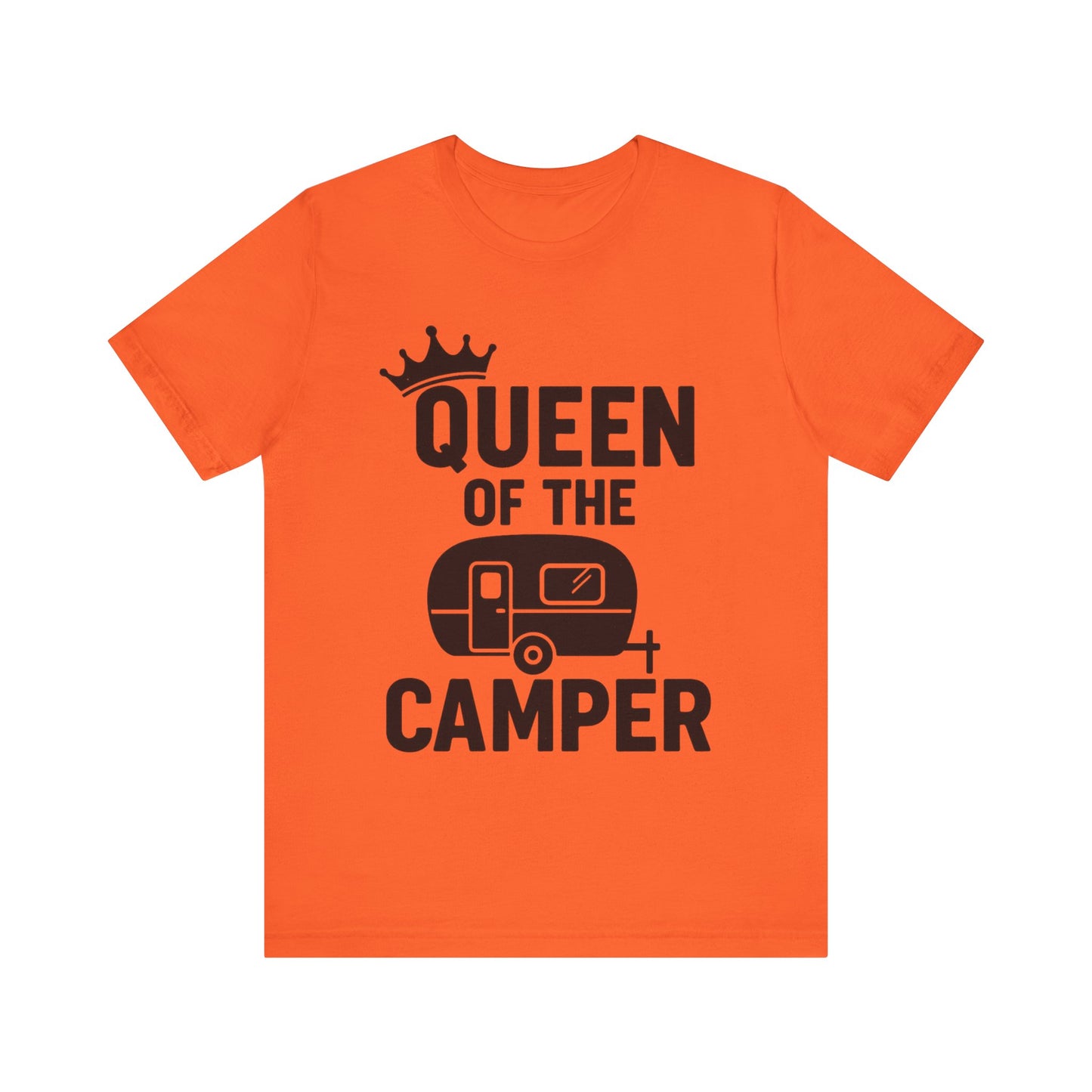 Queen of the Camper Tee, Fun Camping Shirt, Hiking Gift, Outdoor Adventure T-Shirt, Summer Camping Apparel
