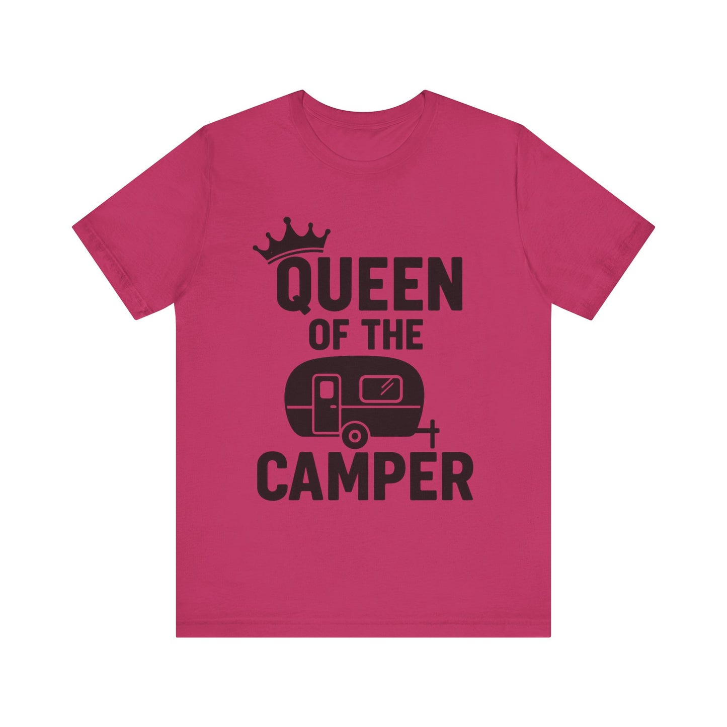 Queen of the Camper Tee, Fun Camping Shirt, Hiking Gift, Outdoor Adventure T-Shirt, Summer Camping Apparel