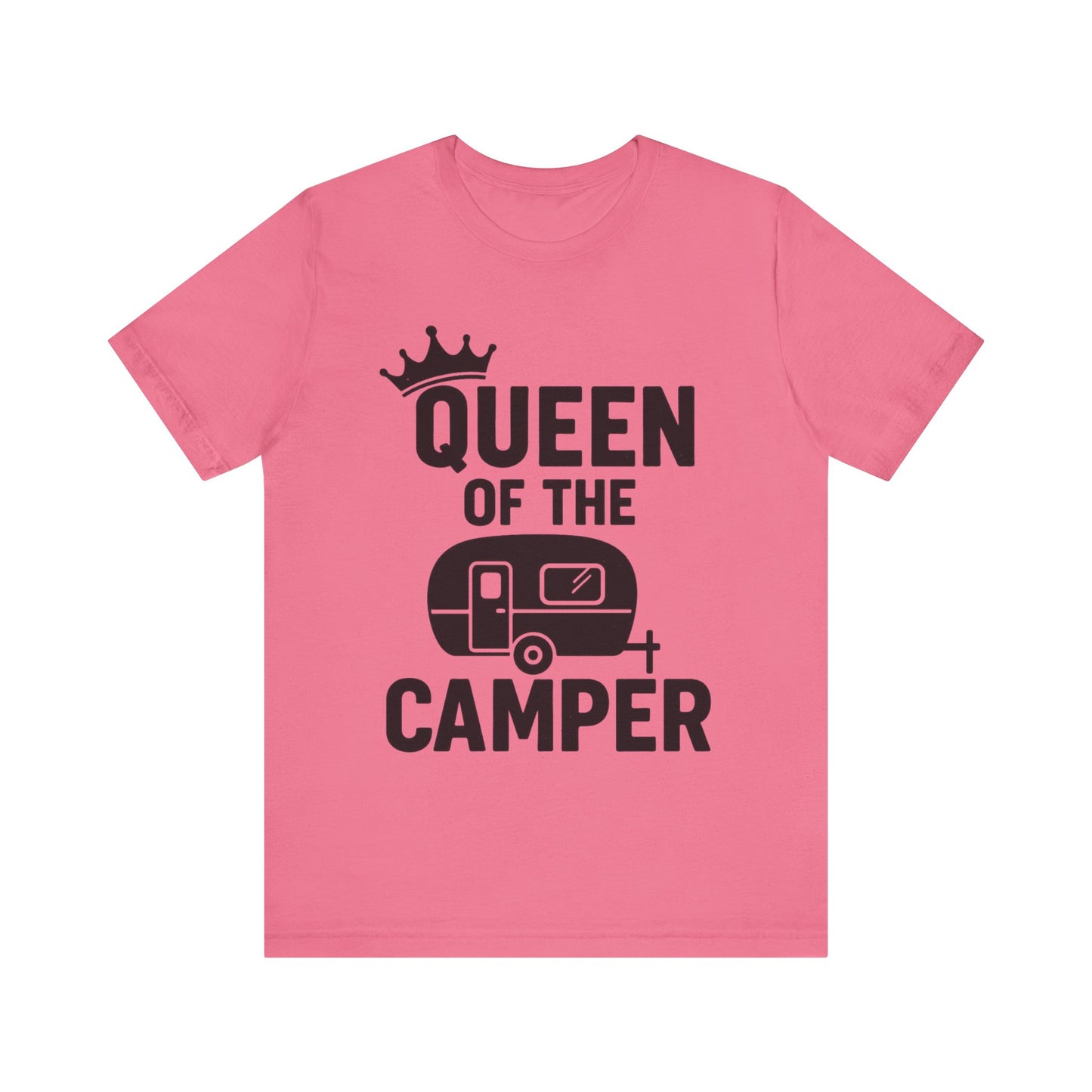 Queen of the Camper Tee, Fun Camping Shirt, Hiking Gift, Outdoor Adventure T-Shirt, Summer Camping Apparel