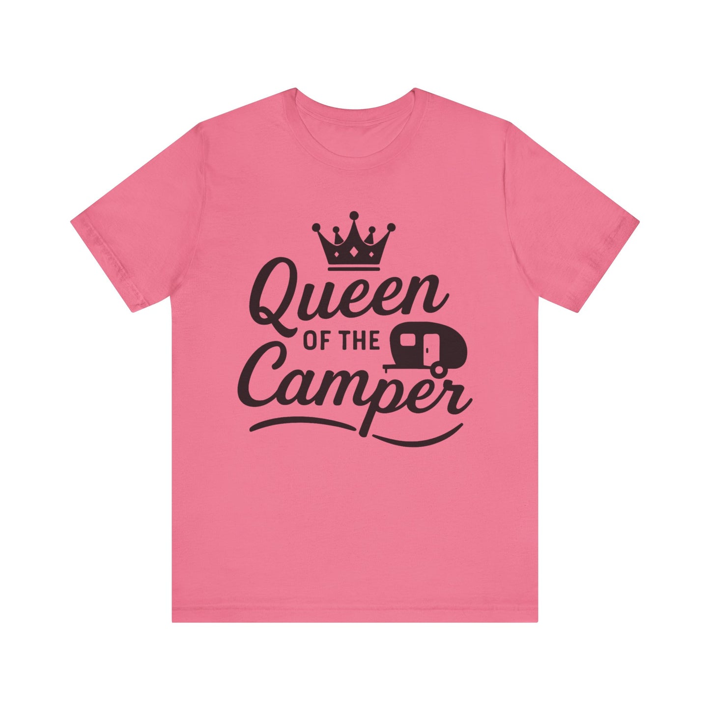 Queen of the Camper T-Shirt – Funny Camping Tee for Women RV & Glamping Lovers