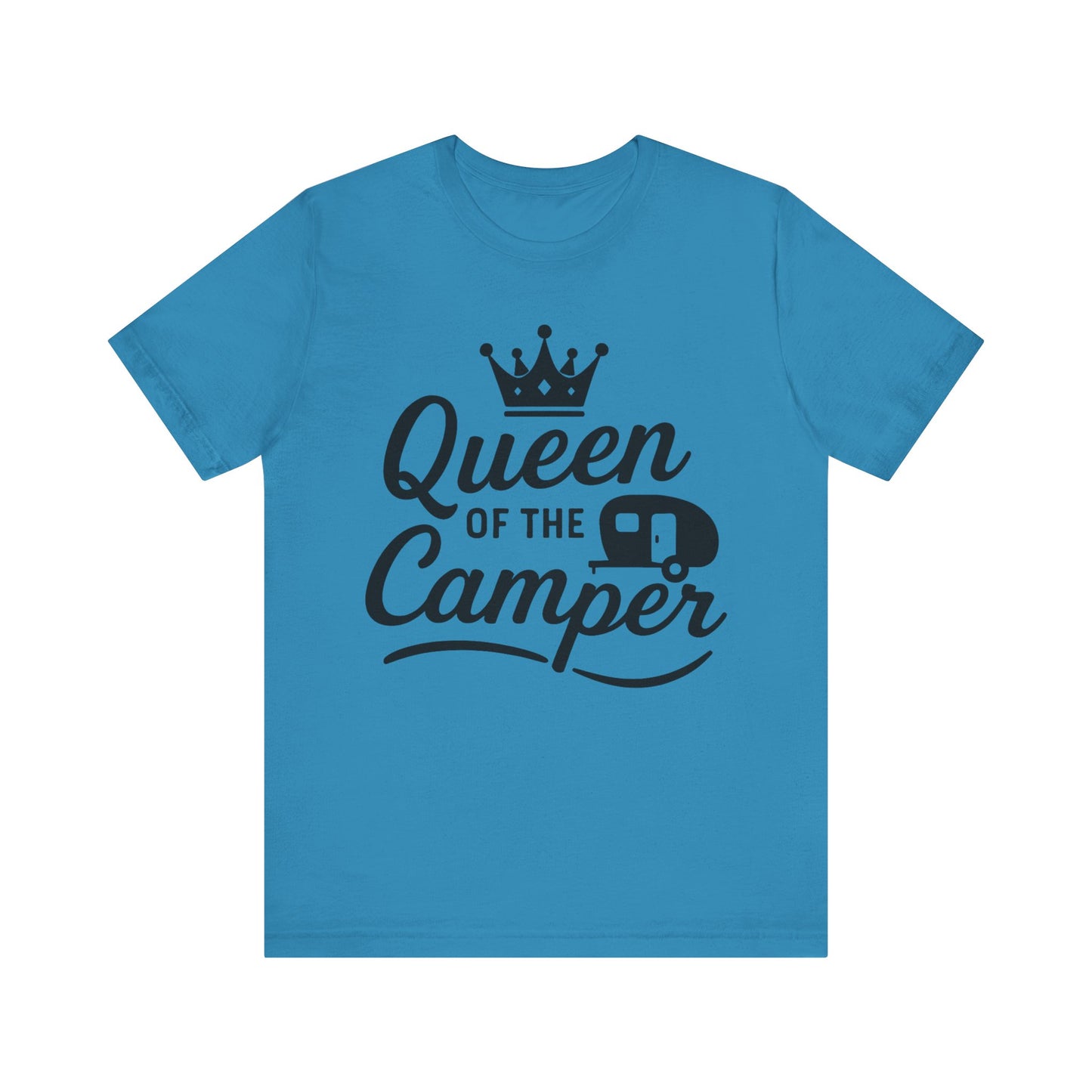 Queen of the Camper T-Shirt – Funny Camping Tee for Women RV & Glamping Lovers