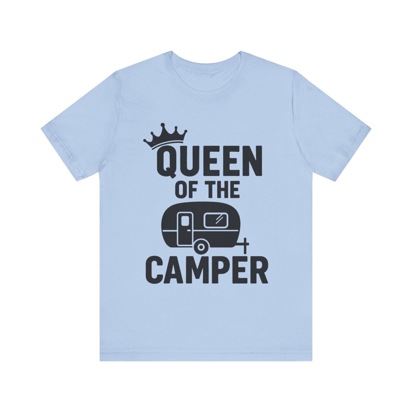 Queen of the Camper Tee, Fun Camping Shirt, Hiking Gift, Outdoor Adventure T-Shirt, Summer Camping Apparel