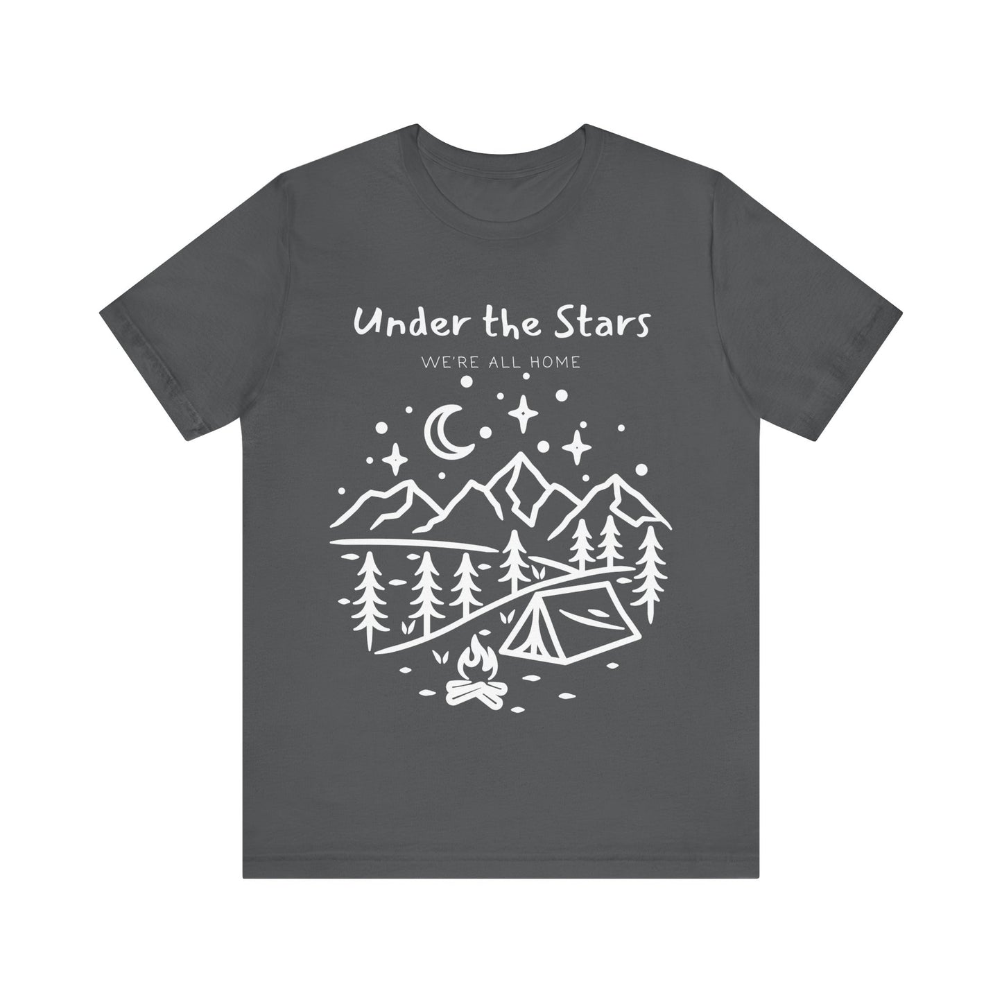 Under the Stars Camping T-Shirt – Adventure Outdoors Graphic Tee