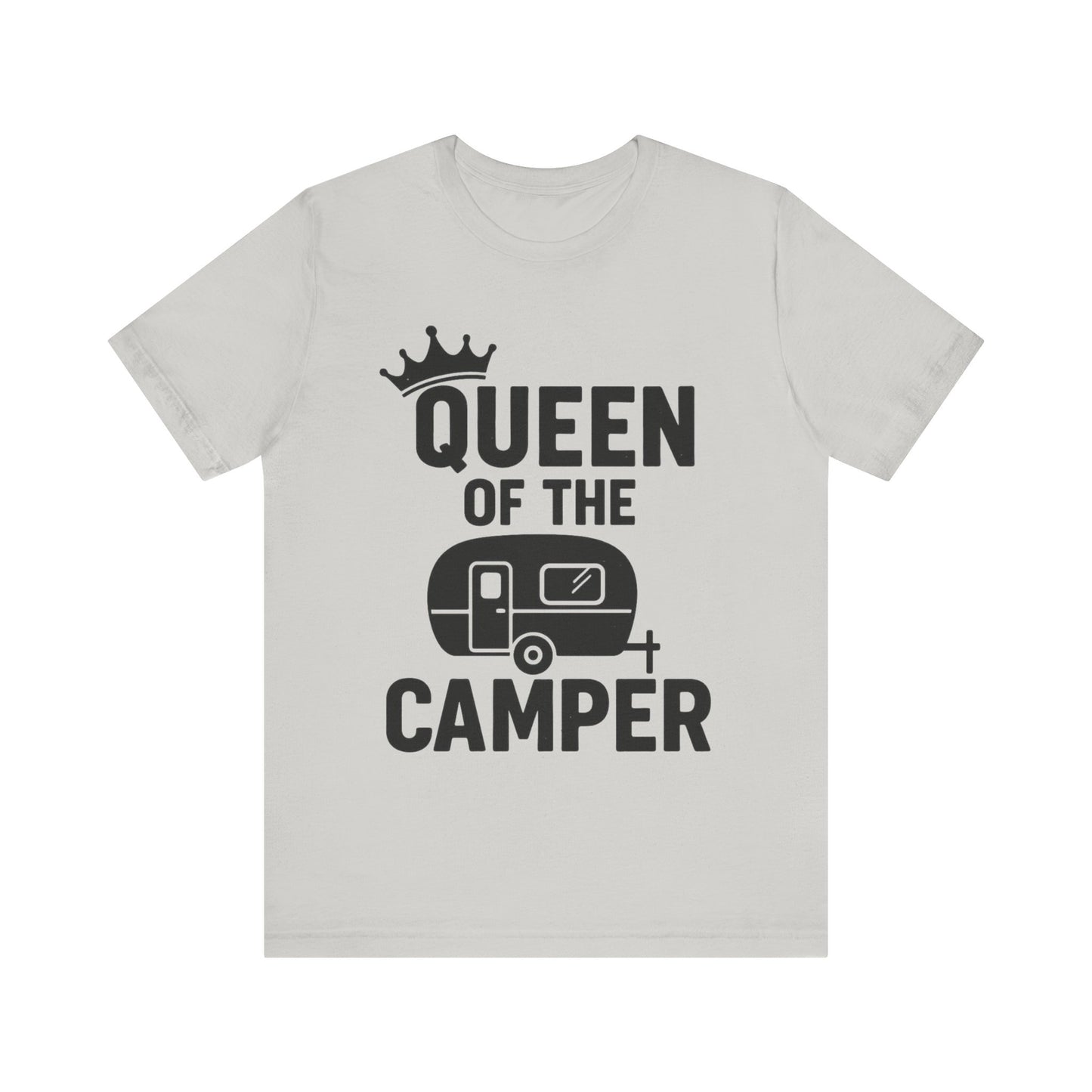 Queen of the Camper Tee, Fun Camping Shirt, Hiking Gift, Outdoor Adventure T-Shirt, Summer Camping Apparel