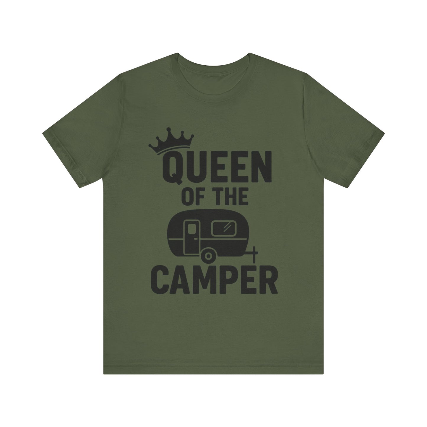 Queen of the Camper Tee, Fun Camping Shirt, Hiking Gift, Outdoor Adventure T-Shirt, Summer Camping Apparel
