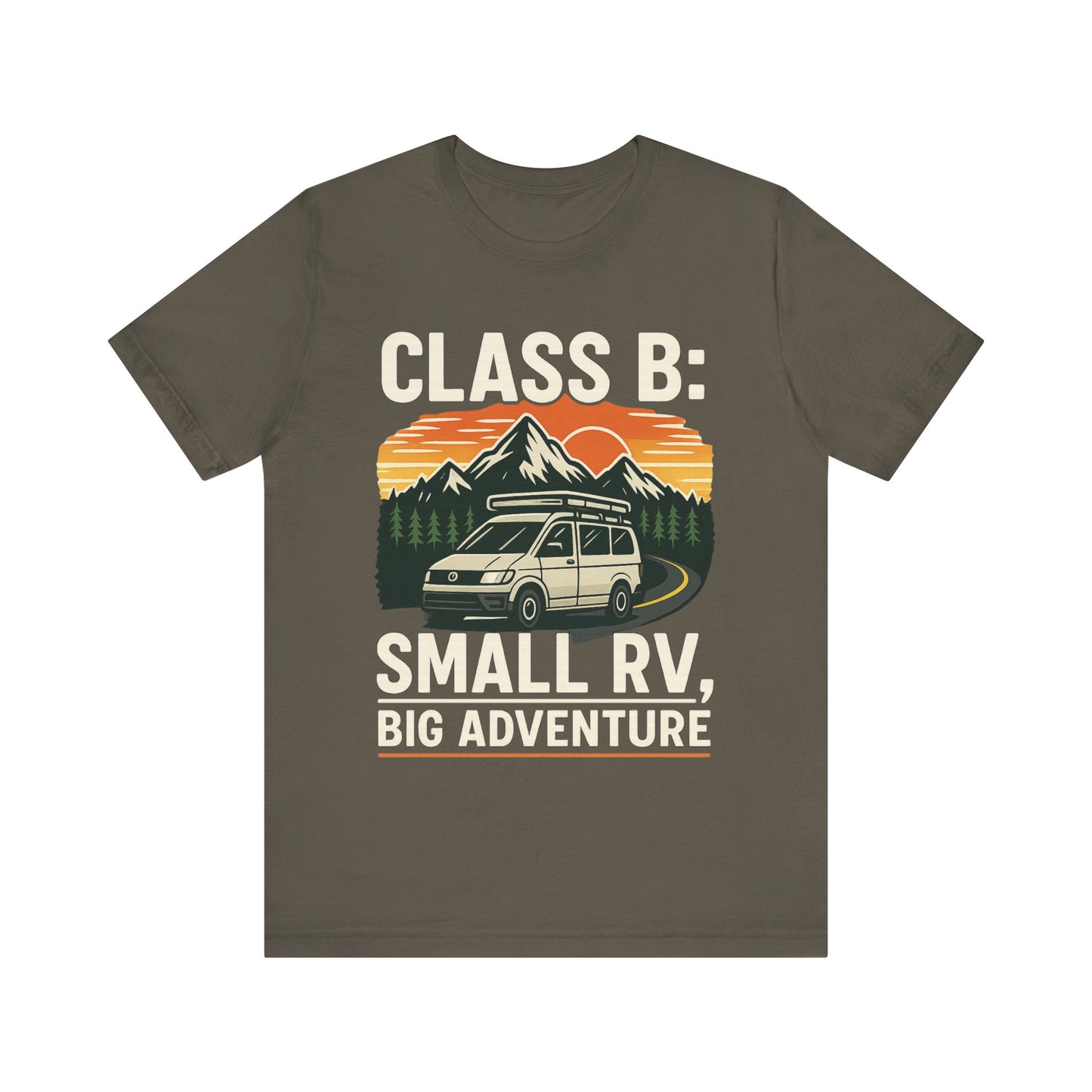 Small RV, Big Adventure Camper Van Shirt – Class B RV Camping Tee