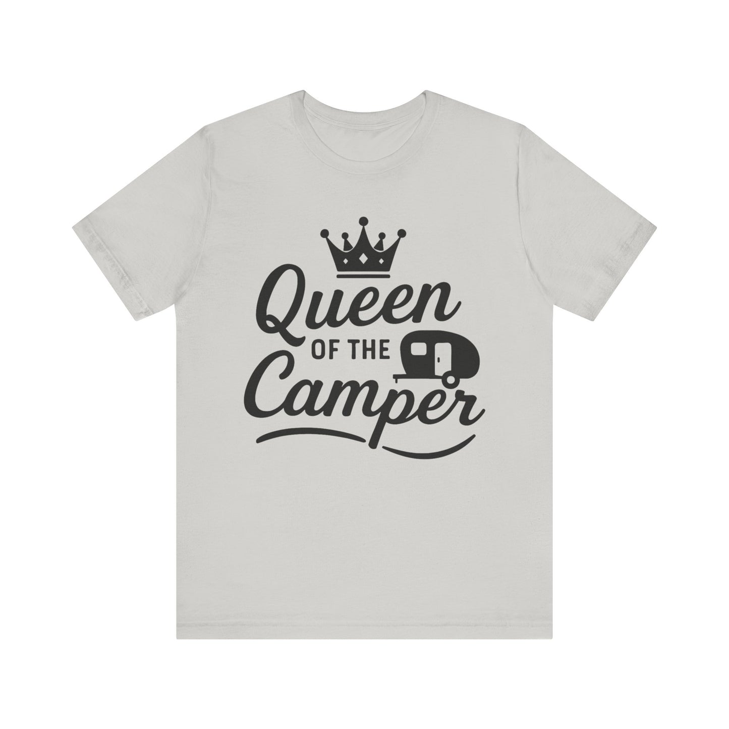 Queen of the Camper T-Shirt – Funny Camping Tee for Women RV & Glamping Lovers