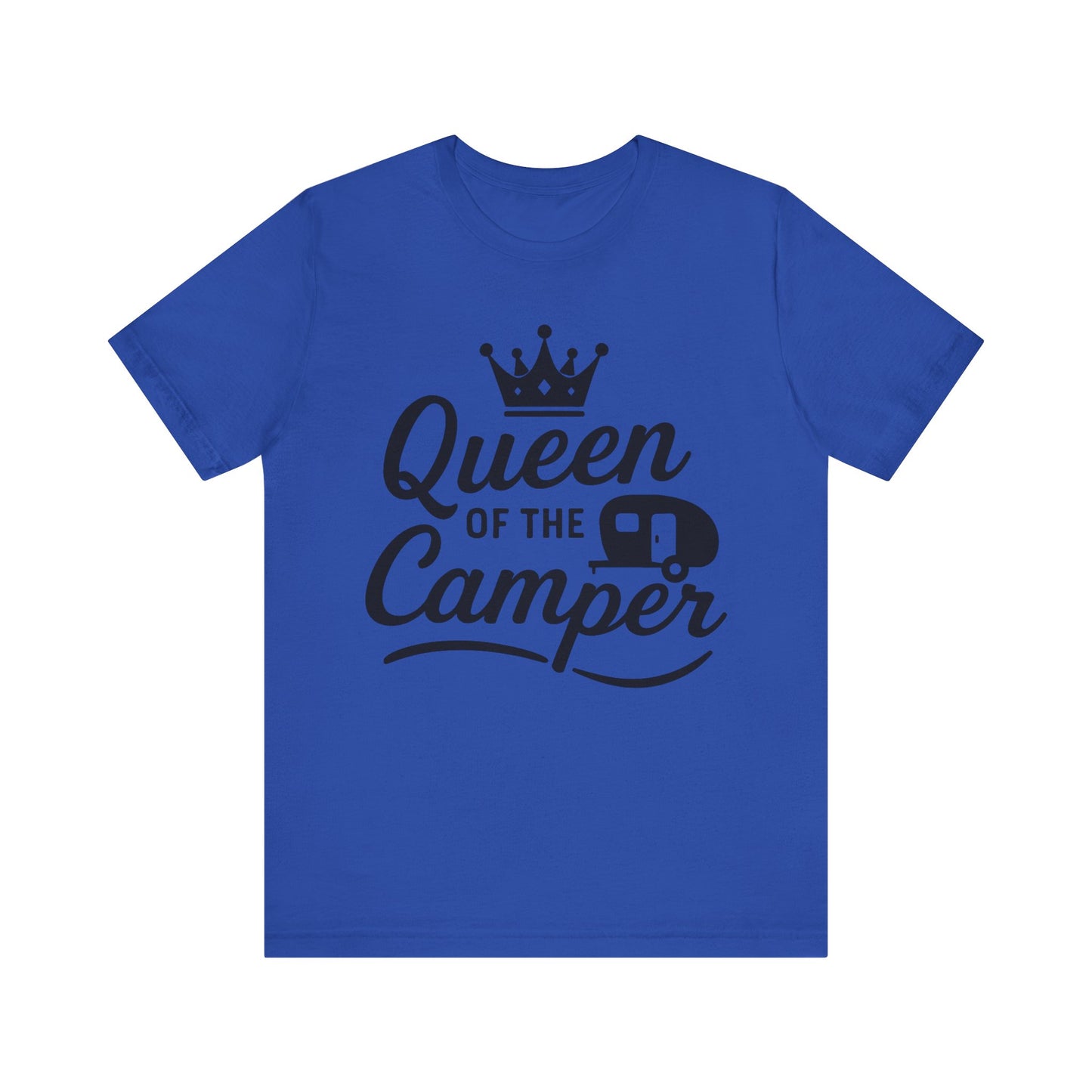 Queen of the Camper T-Shirt – Funny Camping Tee for Women RV & Glamping Lovers