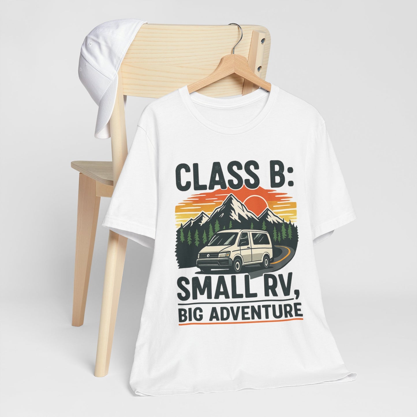 Class B Camper Van T-Shirt – Small RV, Big Adventure Outdoor Camping Tee
