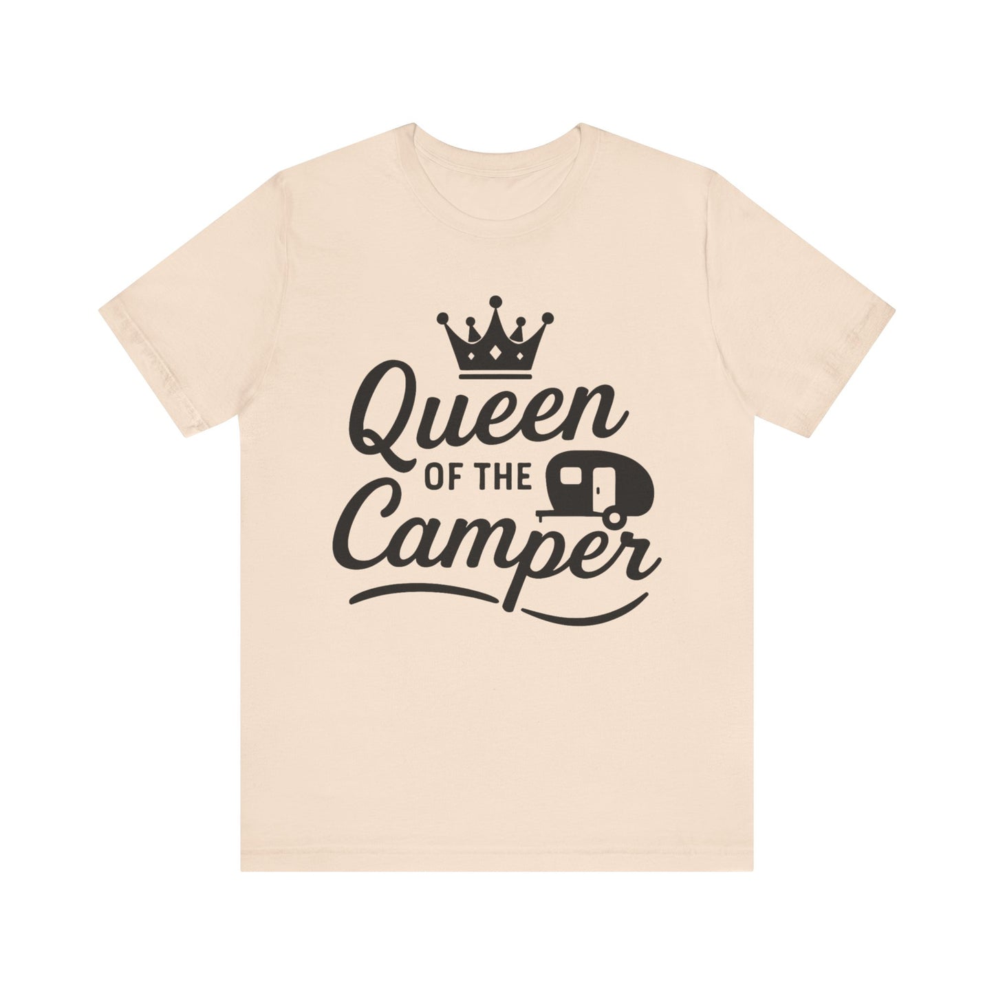 Queen of the Camper T-Shirt – Funny Camping Tee for Women RV & Glamping Lovers
