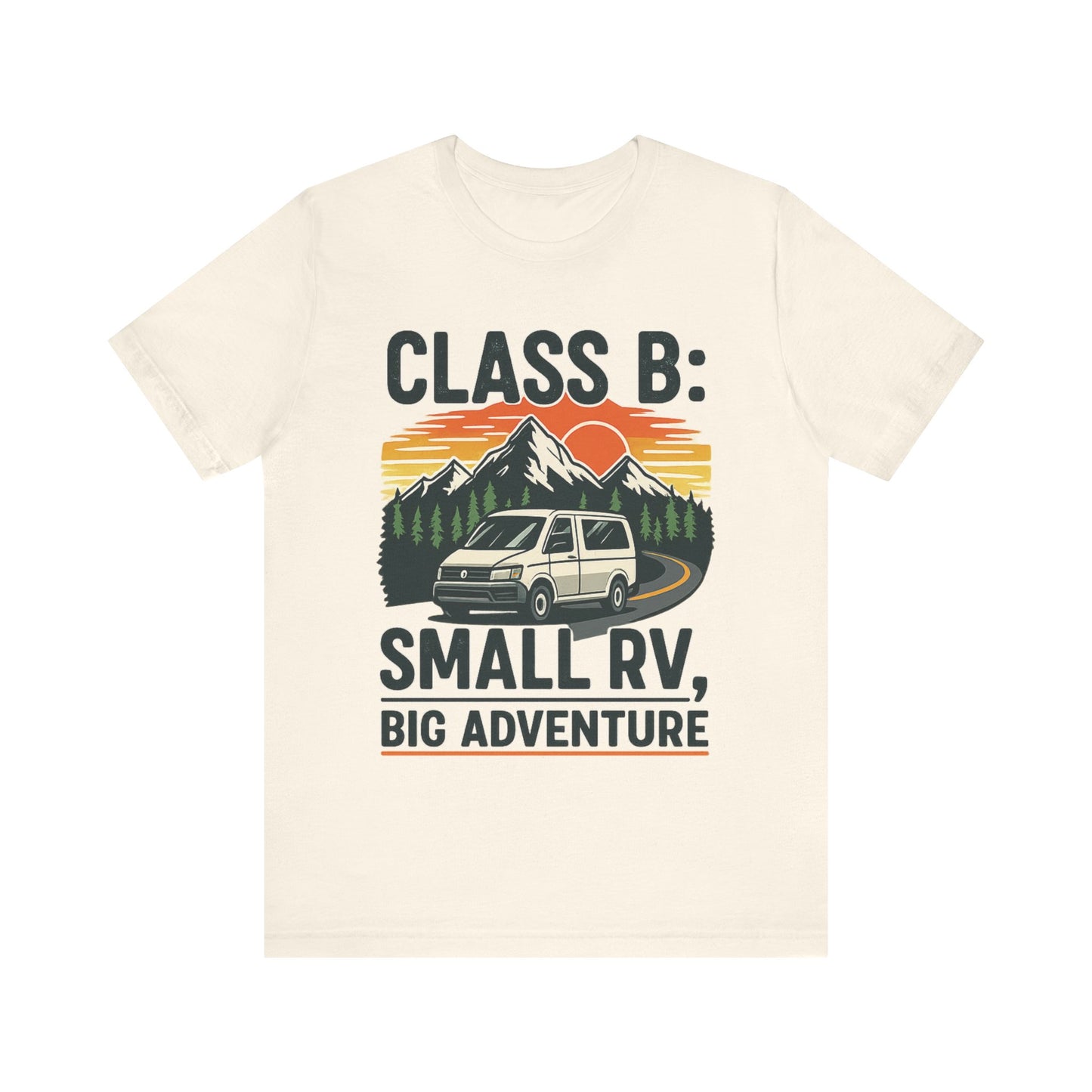Class B Camper Van T-Shirt – Small RV, Big Adventure Outdoor Camping Tee