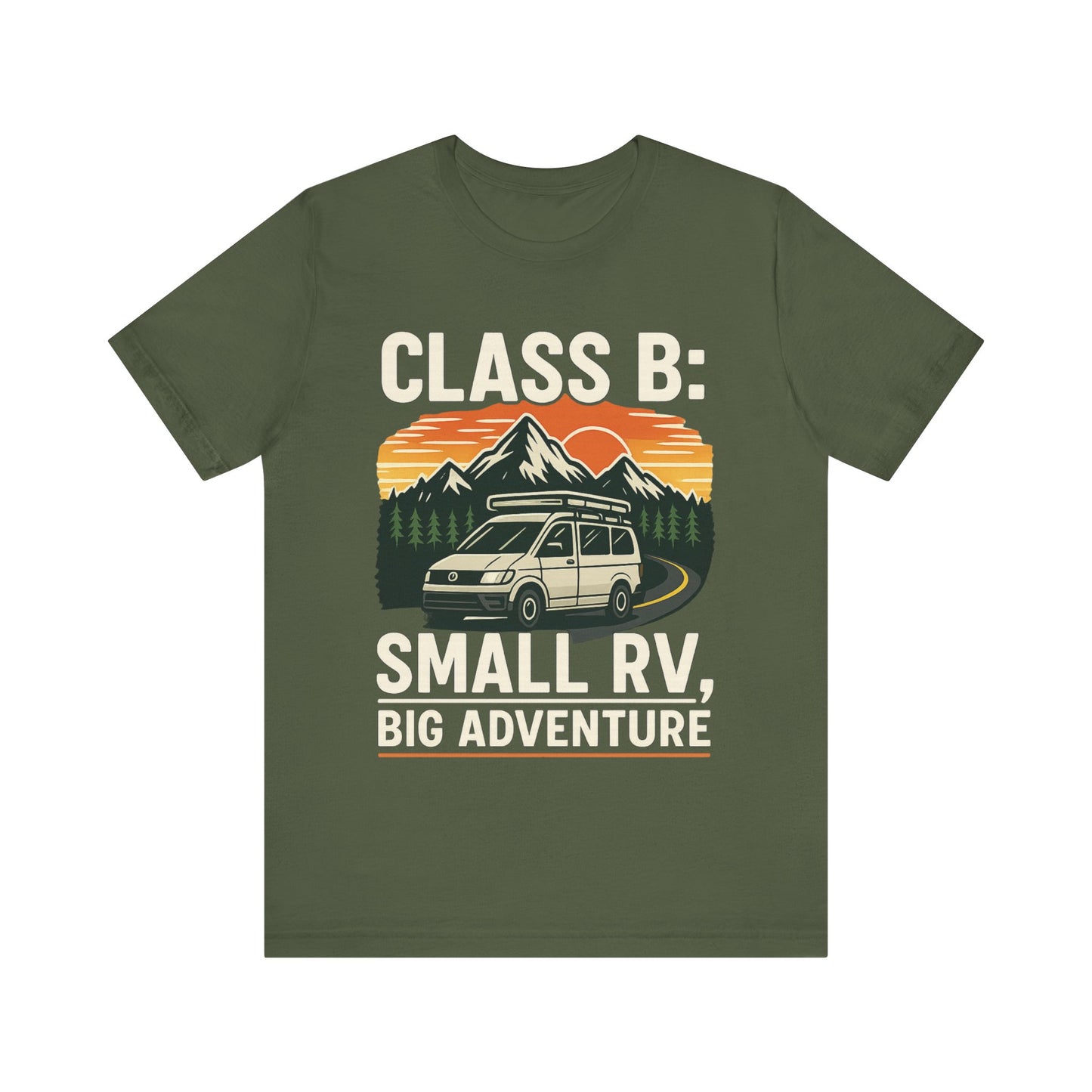 Small RV, Big Adventure Camper Van Shirt – Class B RV Camping Tee