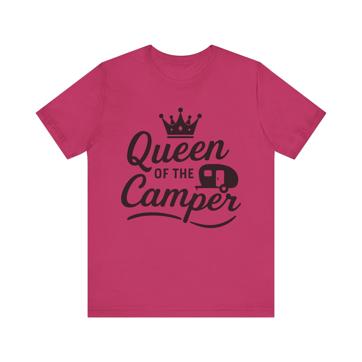 Queen of the Camper T-Shirt – Funny Camping Tee for Women RV & Glamping Lovers